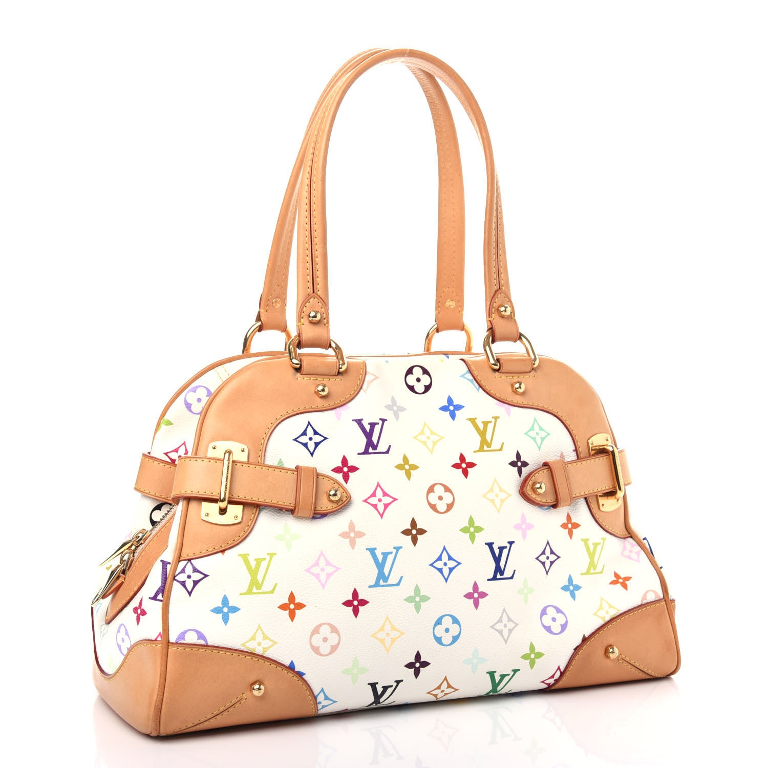 Louis Vuitton Monogram Multicolor Claudia White 3 of 9