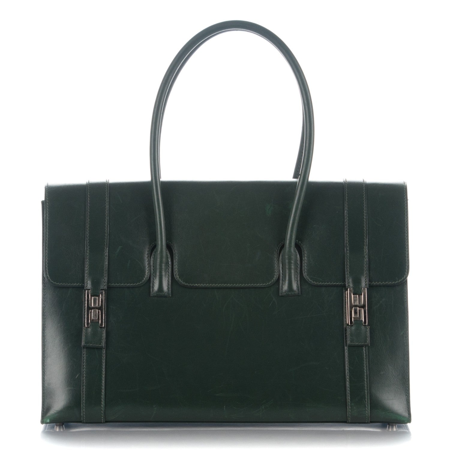 Hermes Box Drag 37 Vert Fonce 1 of 11