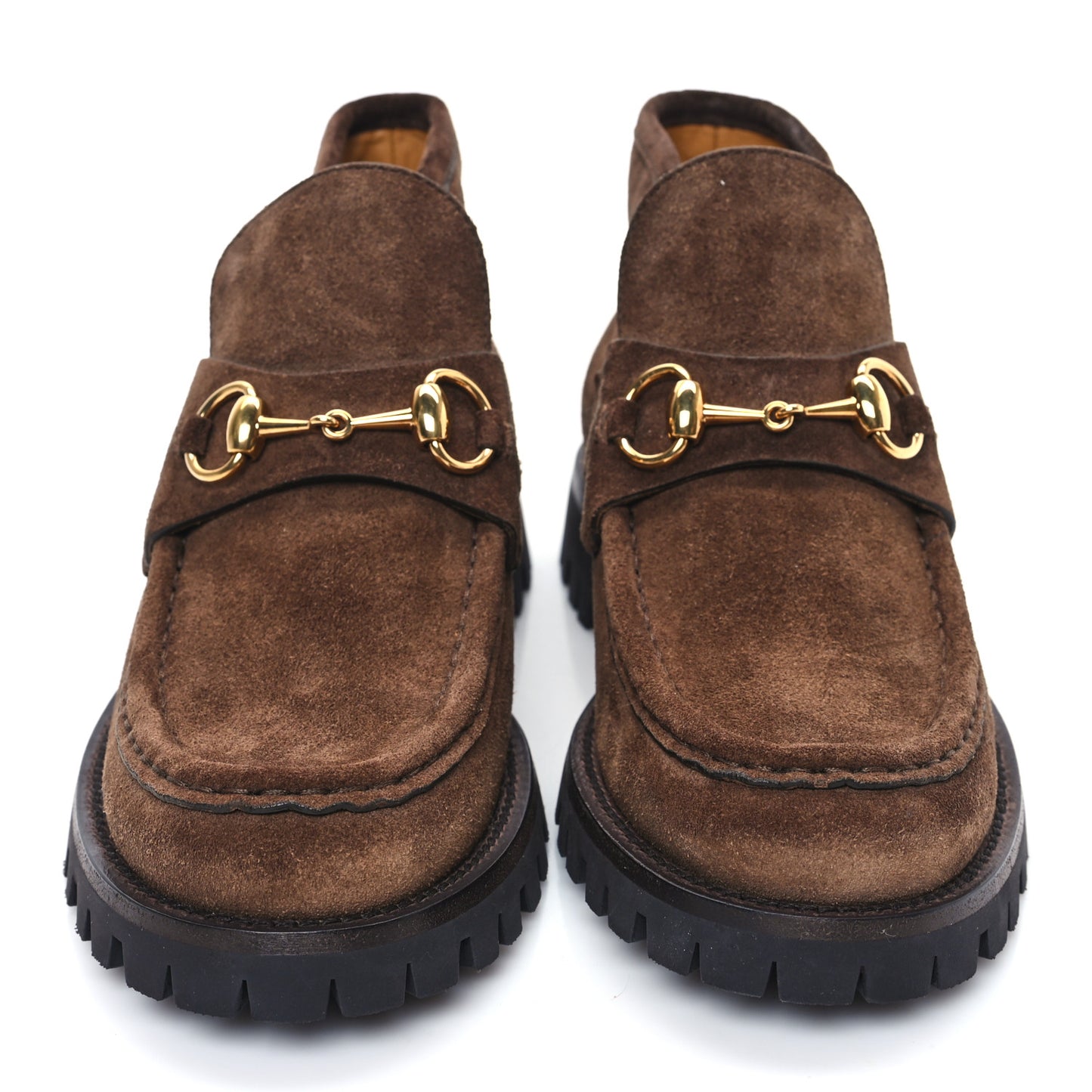 Suede Horsebit Ankle Boots 37.5 Washed Brown