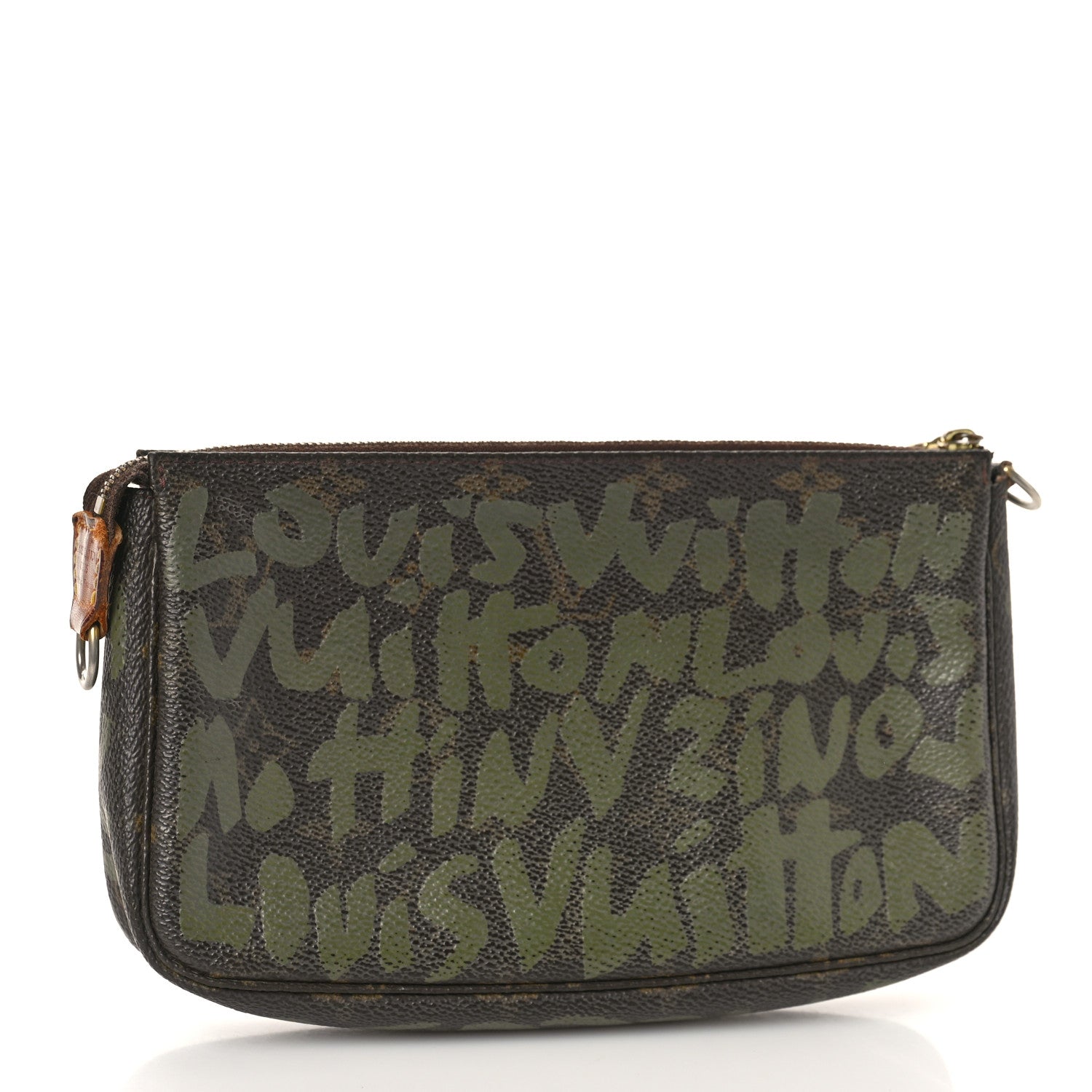 Louis Vuitton Monogram Graffiti Pochette Accessories Kaki 3 of 12