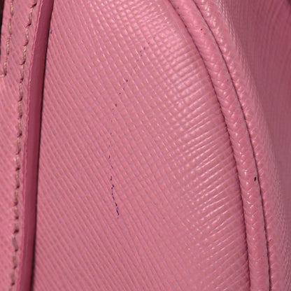 Prada Saffiano Lux Top Handle Crossbody Bag Rosa 15 of 21