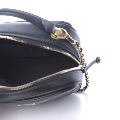 Chanel Calfskin Quilted CC Vanity Case Black 5 of 12