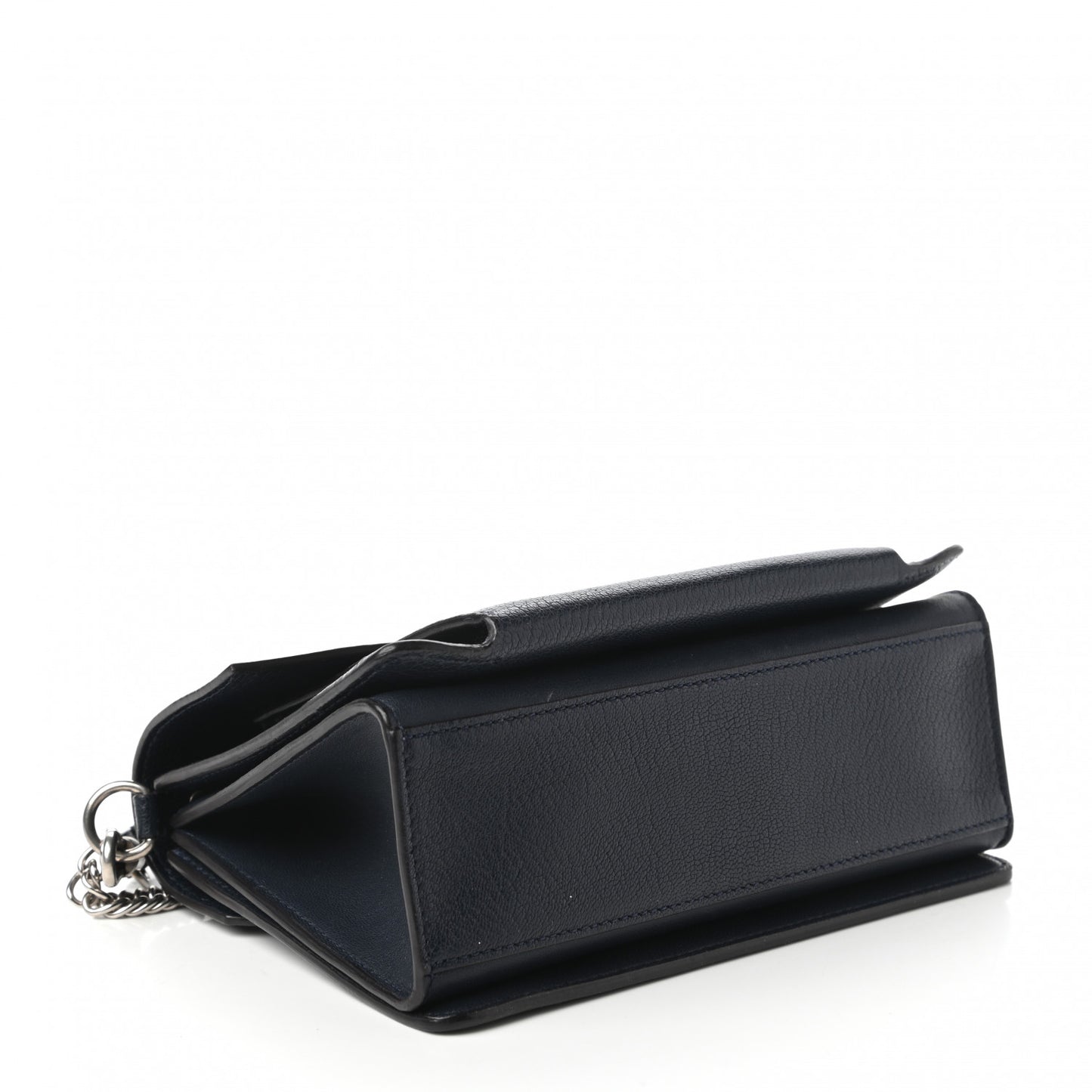 Goatskin Small GV3 Shoulder Bag Dark Blue