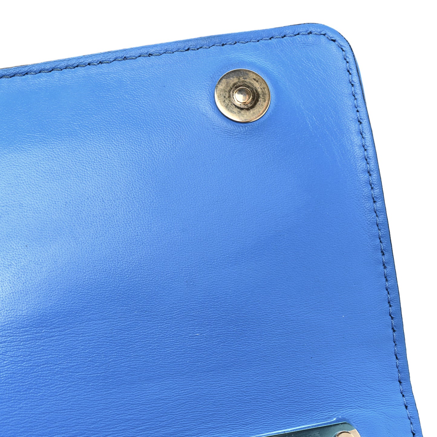 Nappa Va Va Voom Shoulder Bag Blue Fluo