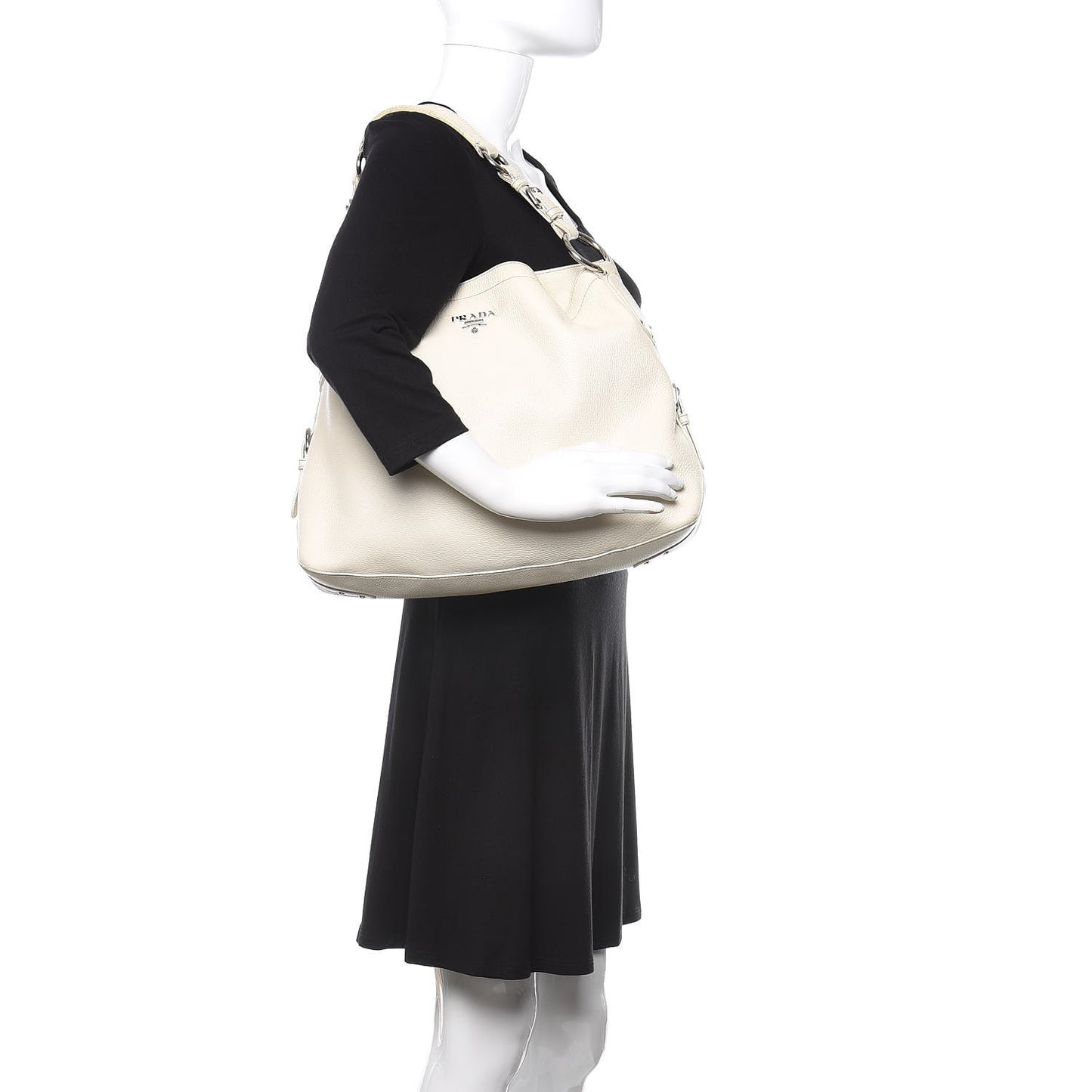 Vitello Daino Hobo Bianco
