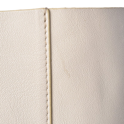 Celine Lambskin Vertical Bi-Cabas White Sun Yellow 14 of 29