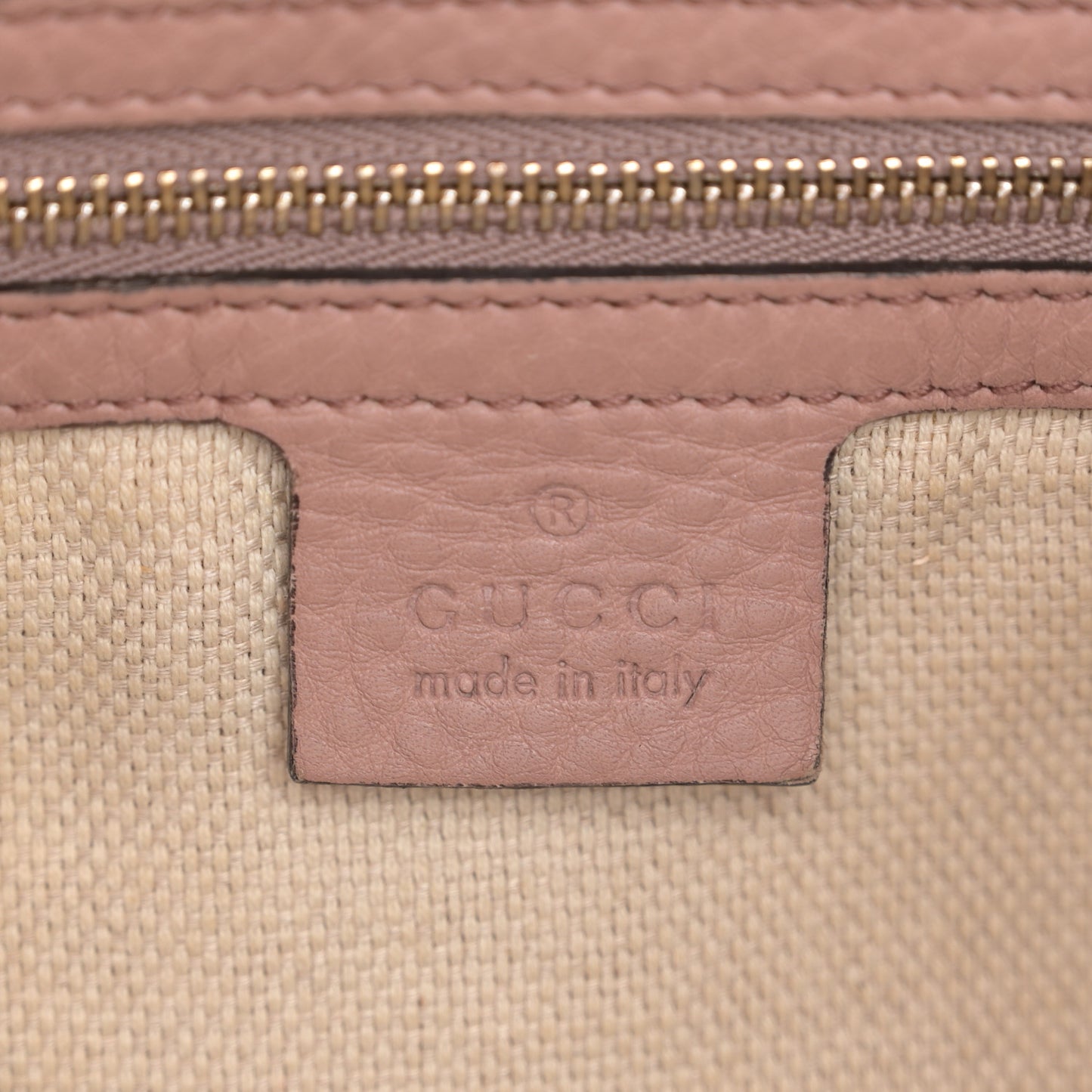 Pebbled Calfskin Medium Soho Chain Shoulder Bag Antique Rose