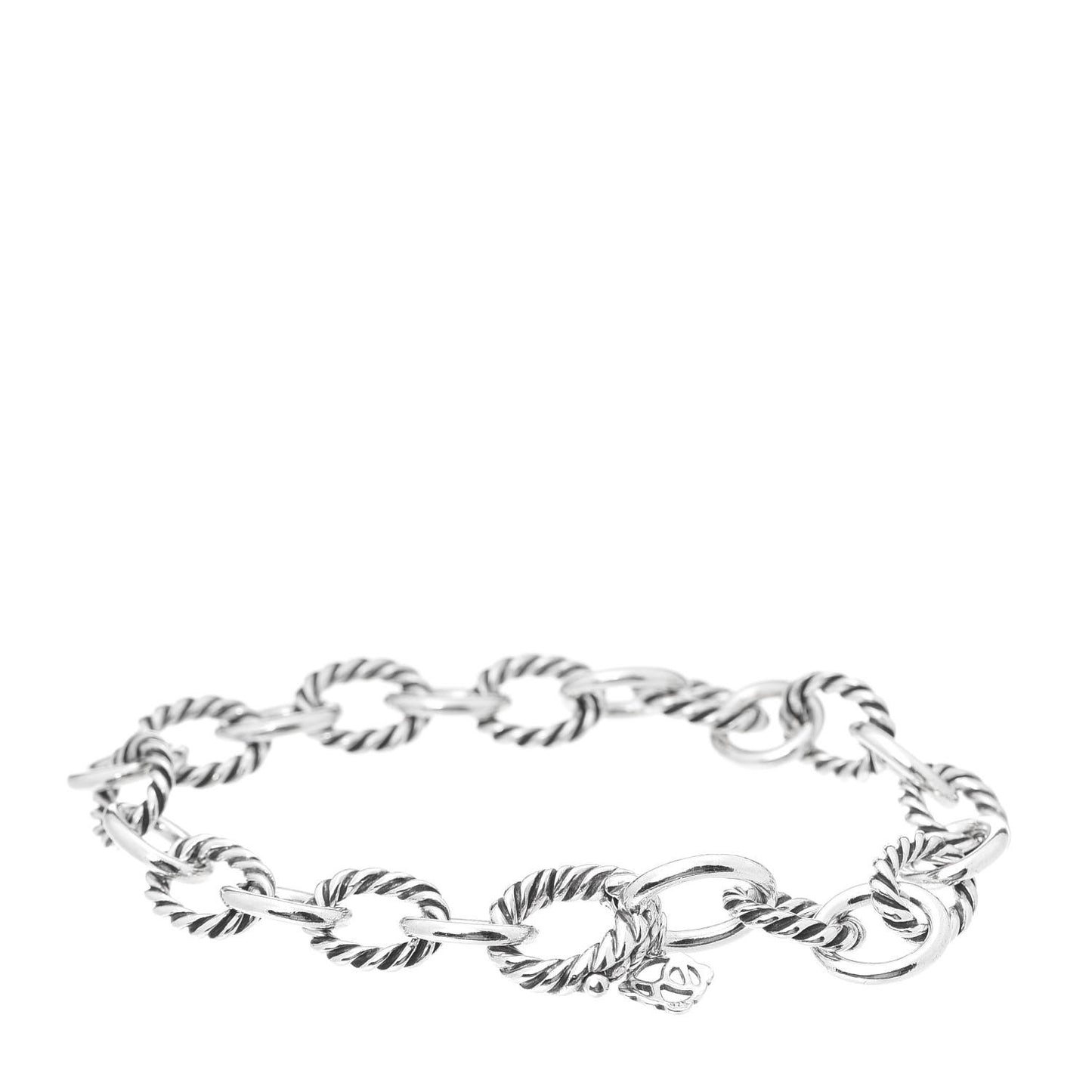Sterling Silver 10mm Medium Oval Link Bracelet