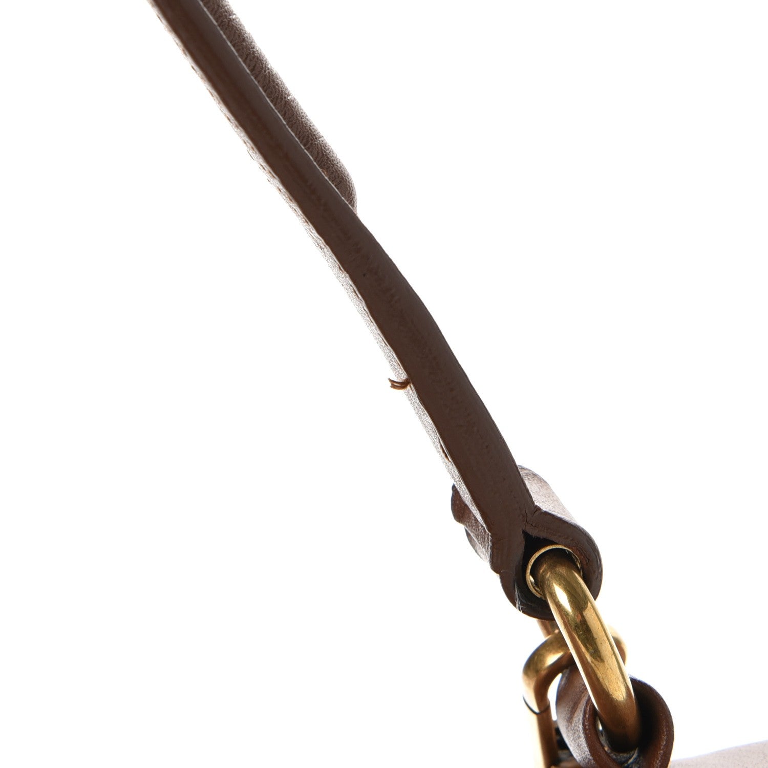 Saint Laurent Calfskin Canvas Medium Muse Two Brown 11 of 14