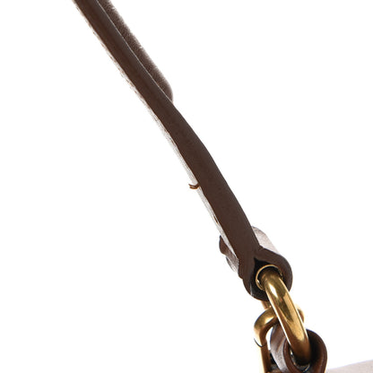 Saint Laurent Calfskin Canvas Medium Muse Two Brown 11 of 14