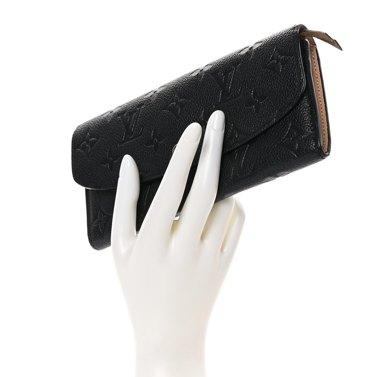 Louis Vuitton Empreinte Emilie Wallet Black Dune 2 of 8