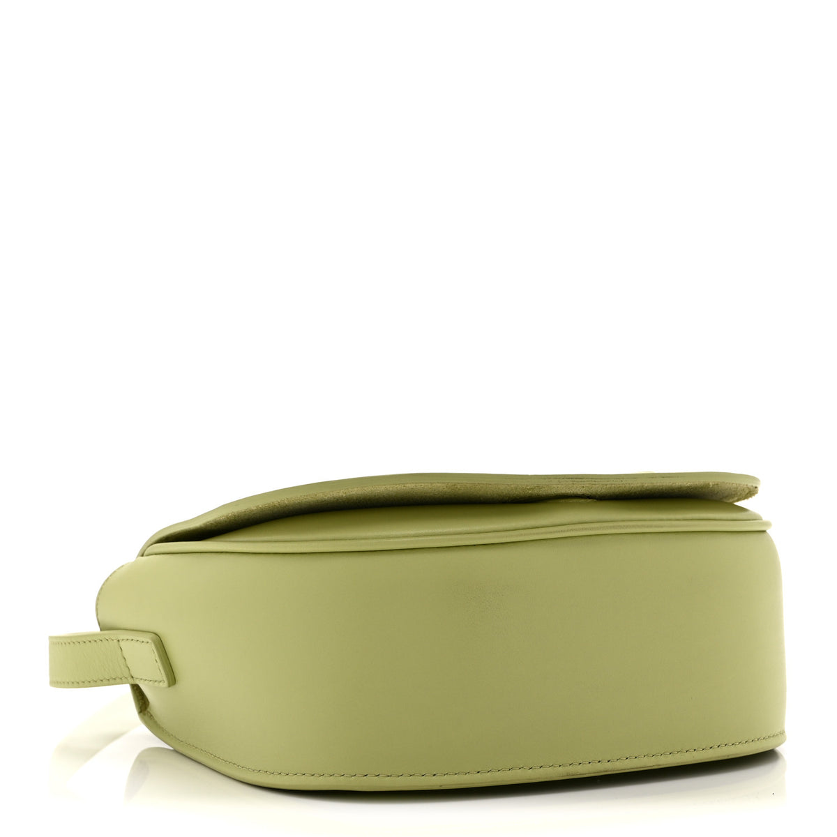 Smooth Calfskin Cuir Triomphe Folco Crossbody Bag Light Jade