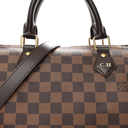 Louis Vuitton Damier Ebene Speedy Bandouliere 30 8 of 11