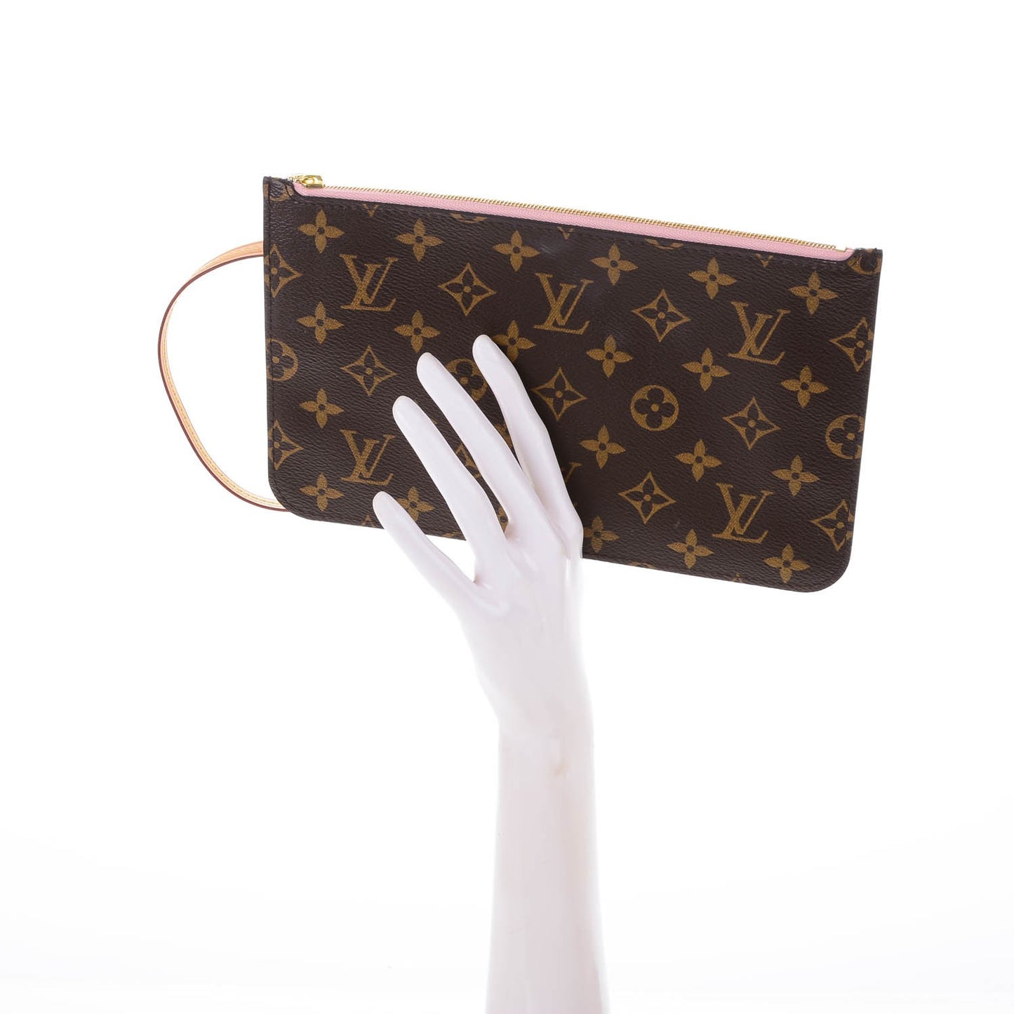 Monogram Neverfull MM GM Pochette Rose Ballerine
