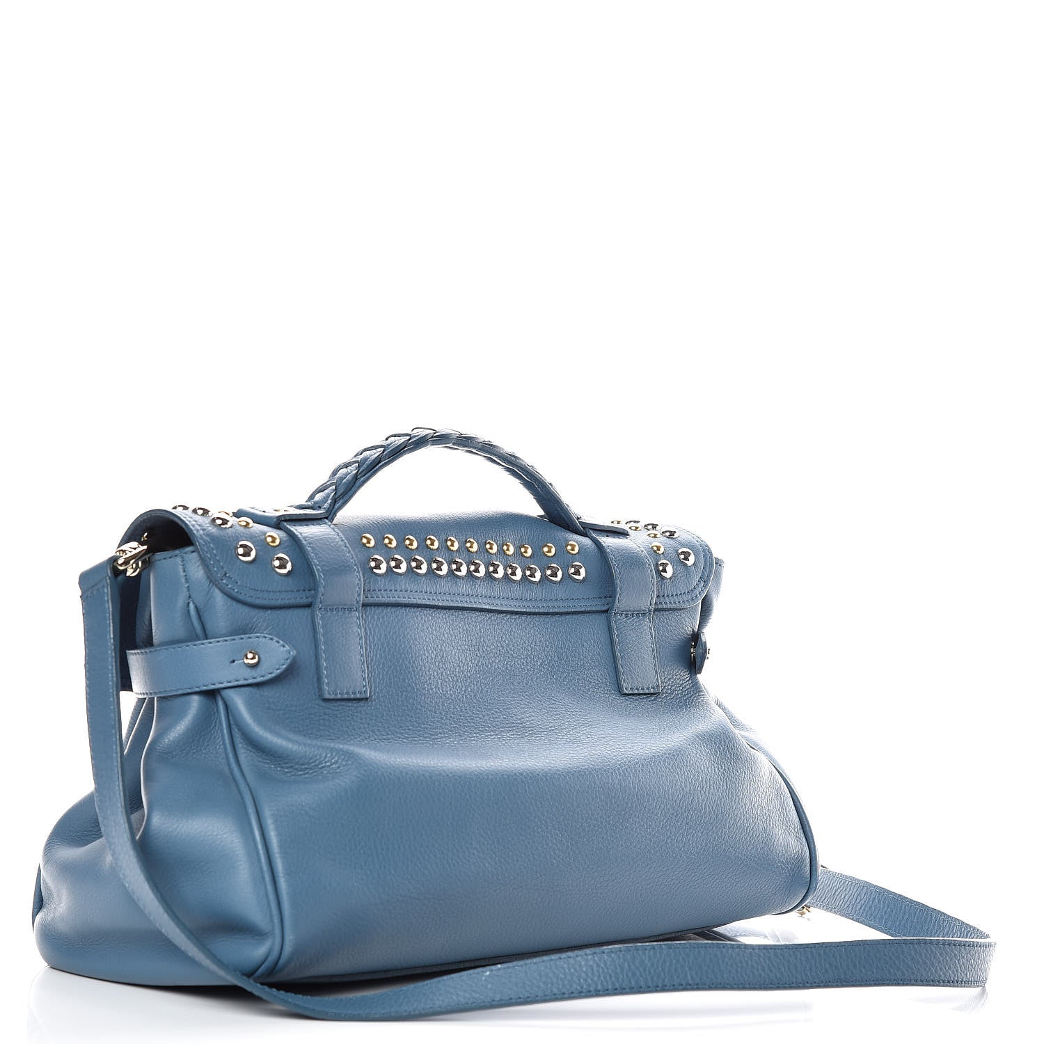 Mulberry Goatskin Medium Studded Alexa 3 of 11