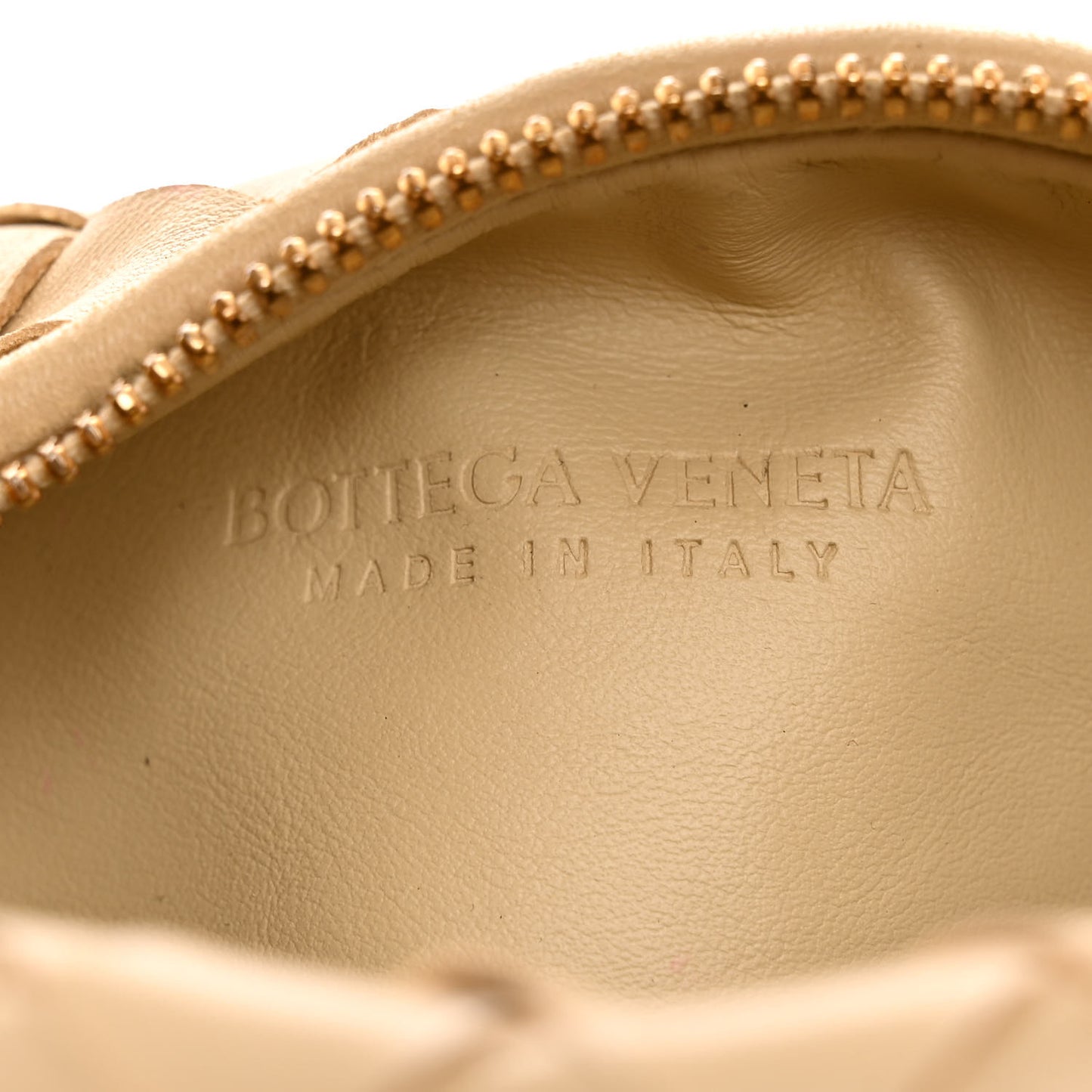 Nappa Intrecciato Mini Chain Jodie Porridge