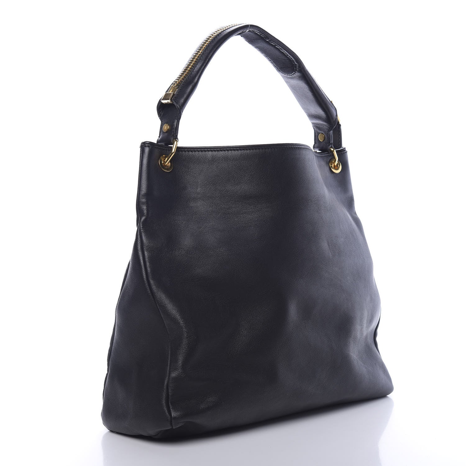 Tom Ford Calfskin Zipper Strap Hobo Black 3 of 10