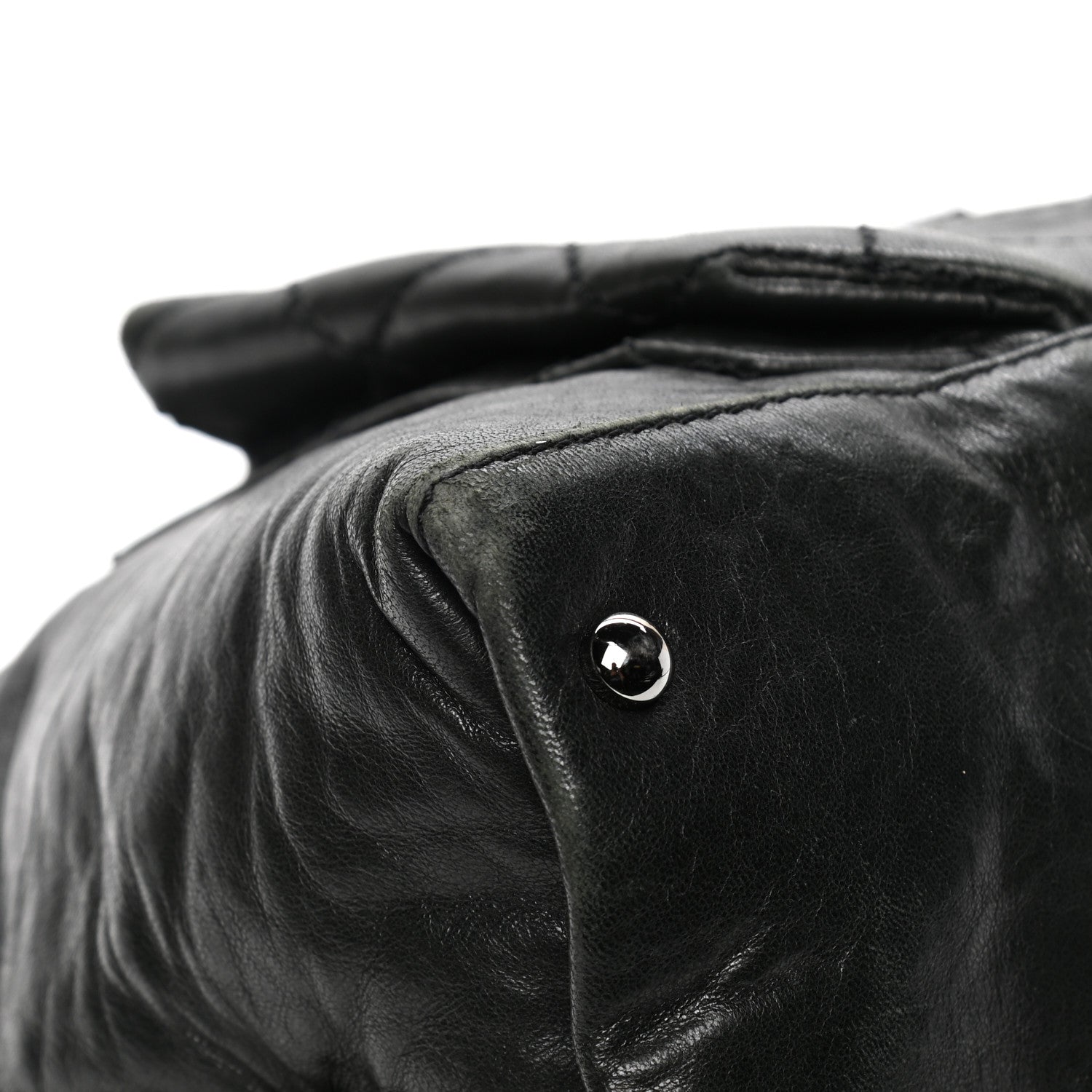 Chanel Lambskin Quilted 8 Knots Hobo Black 5 of 5