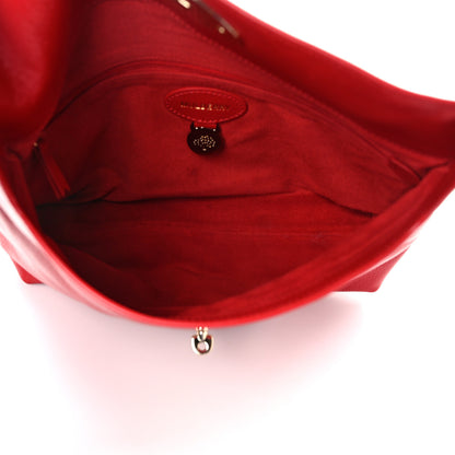 Mulberry Shiny Goat Clemmie Clutch Red 5 of 10