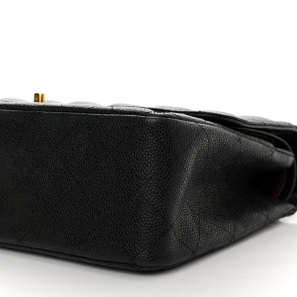 Chanel Caviar Quilted Jumbo Double Flap Black 5 of 15