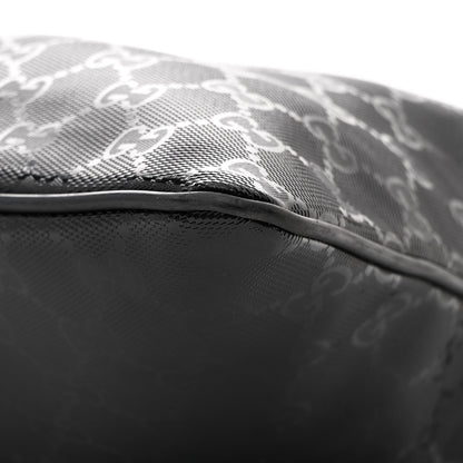 Gucci Imprime Monogram Medium Flat Messenger Bag Black 10 of 10