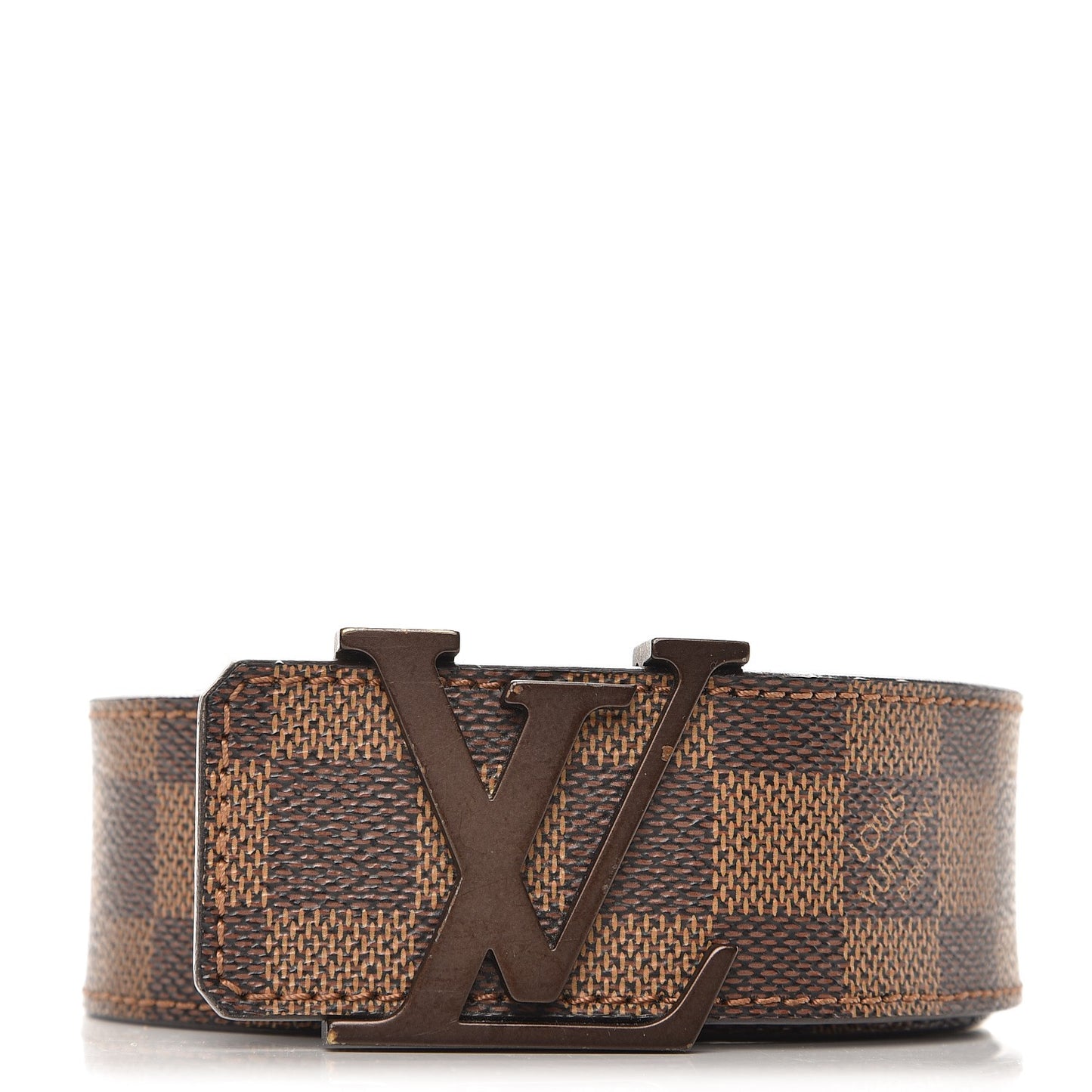 Damier Ebene 40mm LV Initiales Belt 85 34