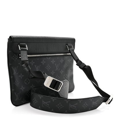 Louis Vuitton Taigarama Outdoor Flap Messenger Black 3 of 9