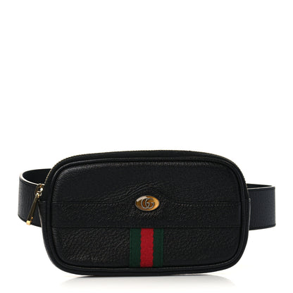 Gucci Grained Calfskin Ophidia Belted iPhone Case 80 32 Black 1 of 6