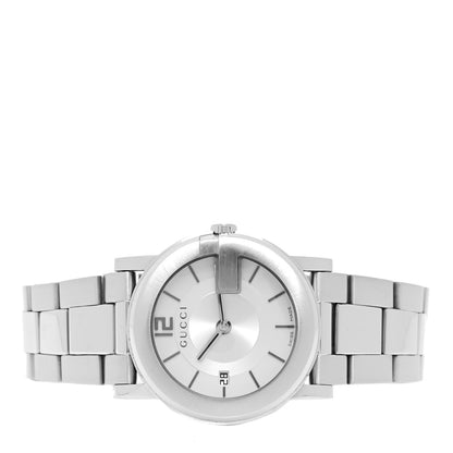 Gucci Stainless Steel 36mm G-Round Quartz Watch White 2 of 5