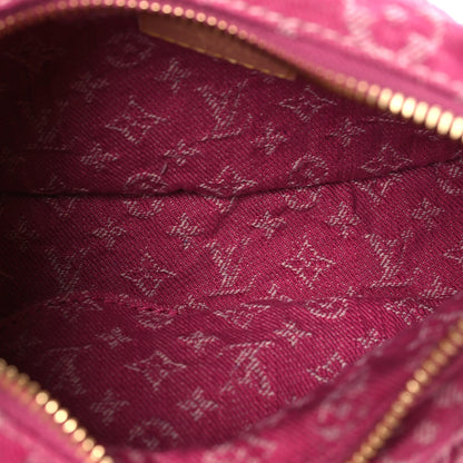 Louis Vuitton Monogram Denim Pochette Valley Fuchsia 5 of 10