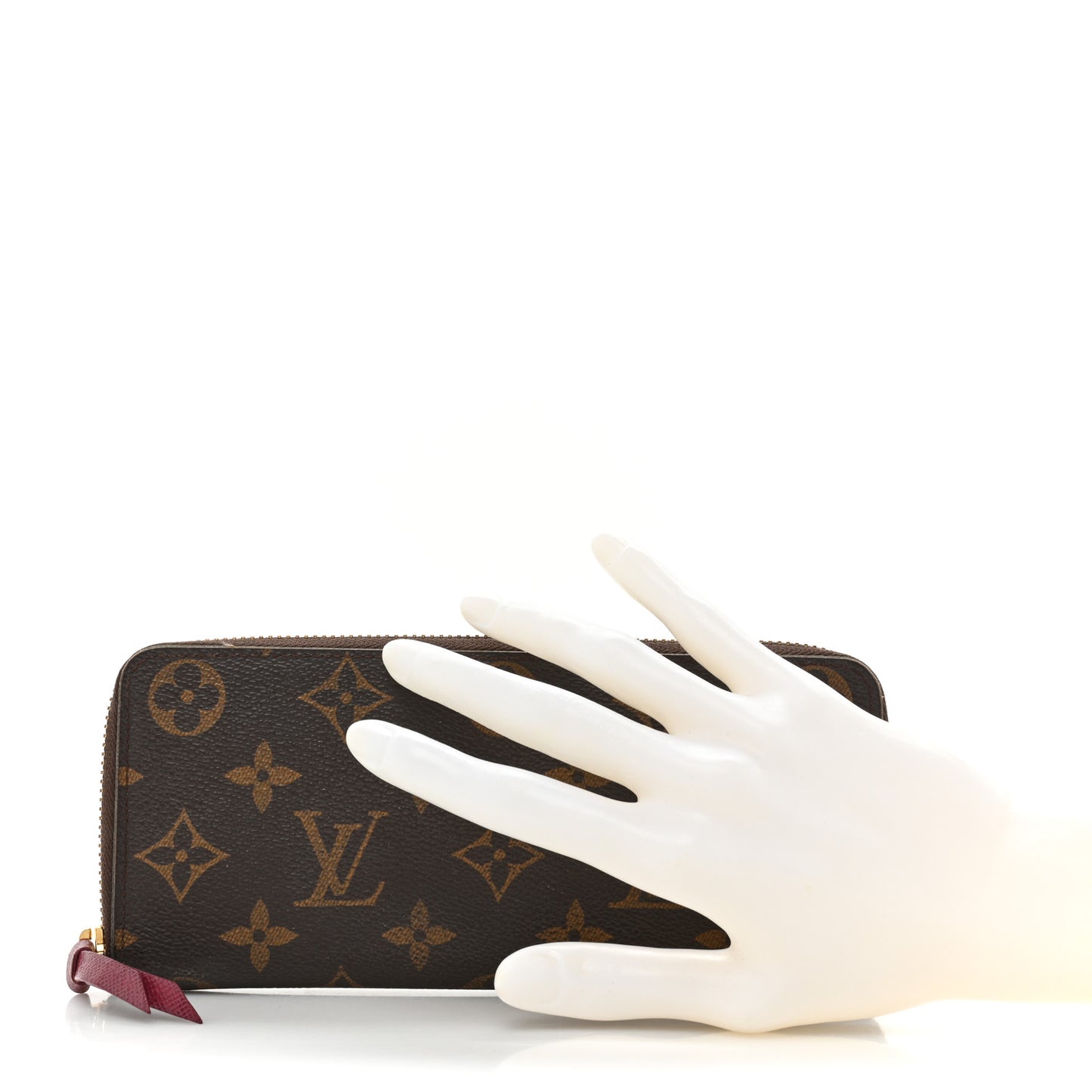 Monogram Clemence Wallet Fuchsia