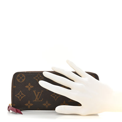 Louis Vuitton Monogram Clemence Wallet Fuchsia 2 of 17