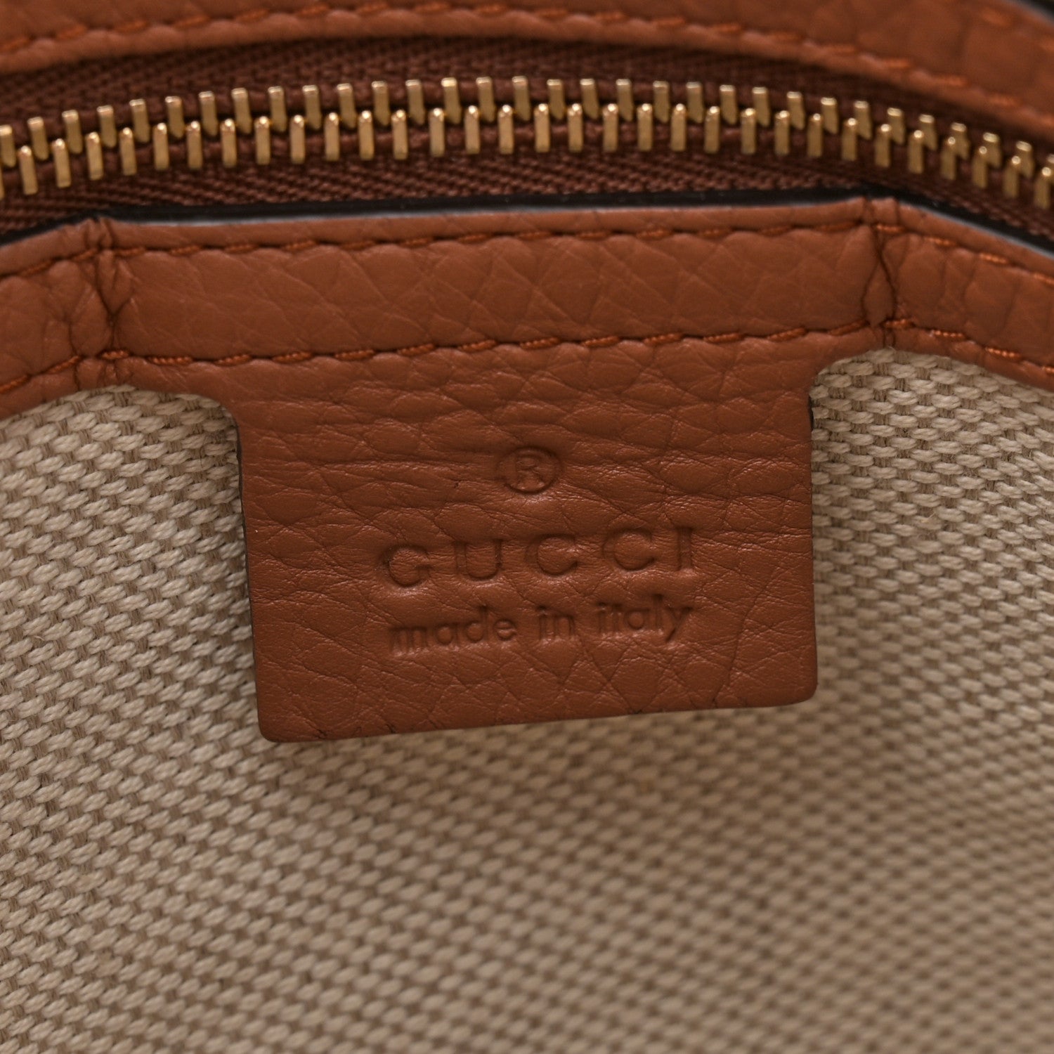 Gucci Cellarius Calfskin Small Soho Top Handle Satchel Dusty Blush 6 of 11