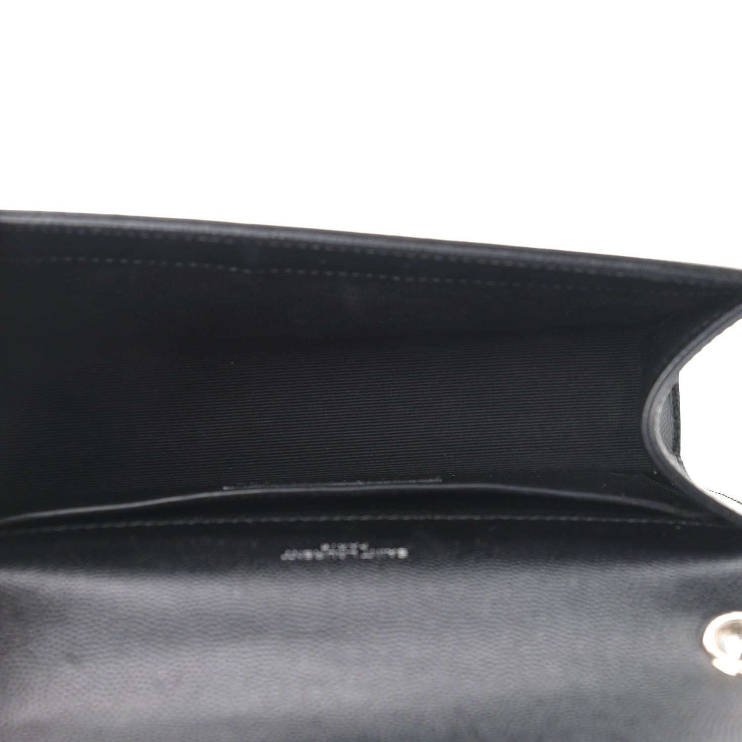 Saint Laurent Grain De Poudre Small Monogram Kate Satchel Black 4 of 9