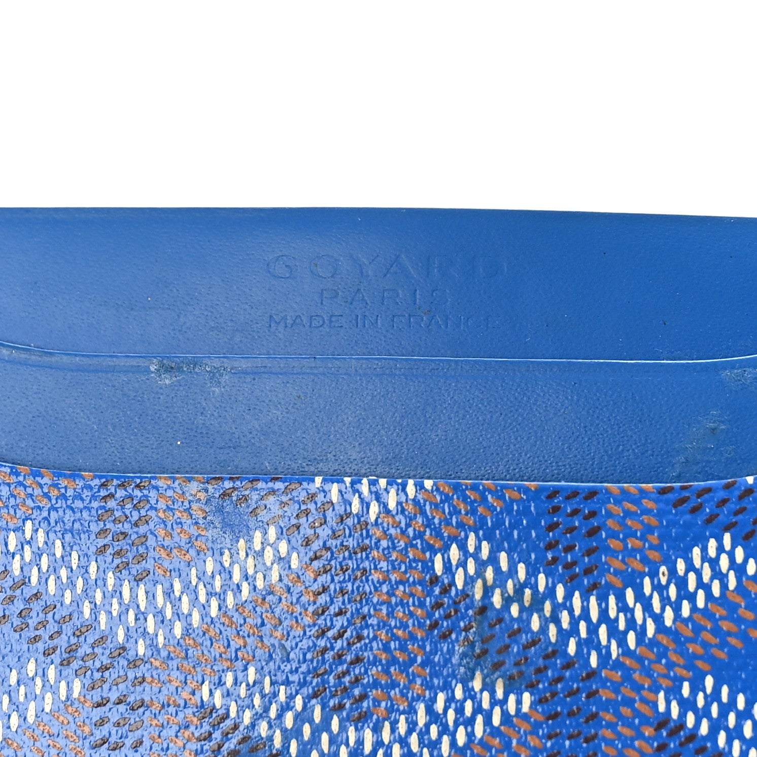 Goyard Goyardine Saint Sulpice Card Holder Sky Blue 6 of 8