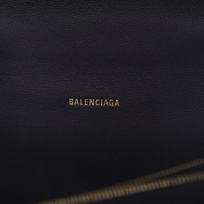 Balenciaga Box Calfskin Medium Sharp Top Handle Bag Black 6 of 9