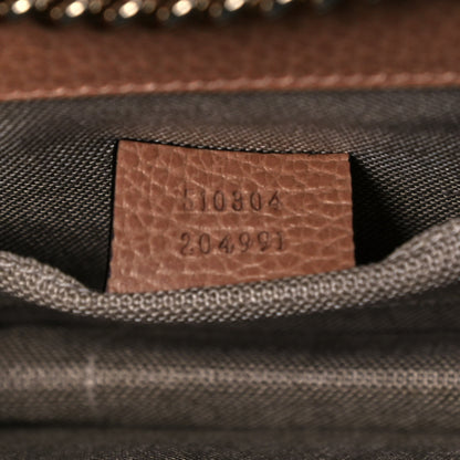 Gucci Dollar Calfskin Small Interlocking G Shoulder Bag Camelia 7 of 9