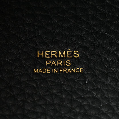 Hermes Taurillon Clemence Picotin Lock 22 MM Black 7 of 13