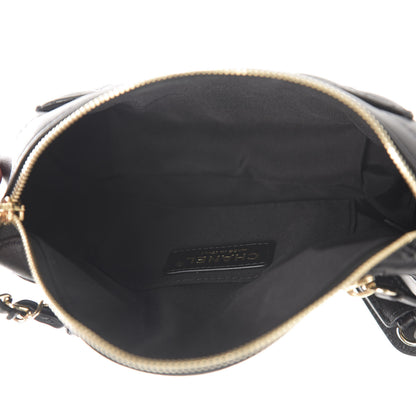 Chanel Lambskin Quilted Waist Bag Fanny Pack Black 5 of 11