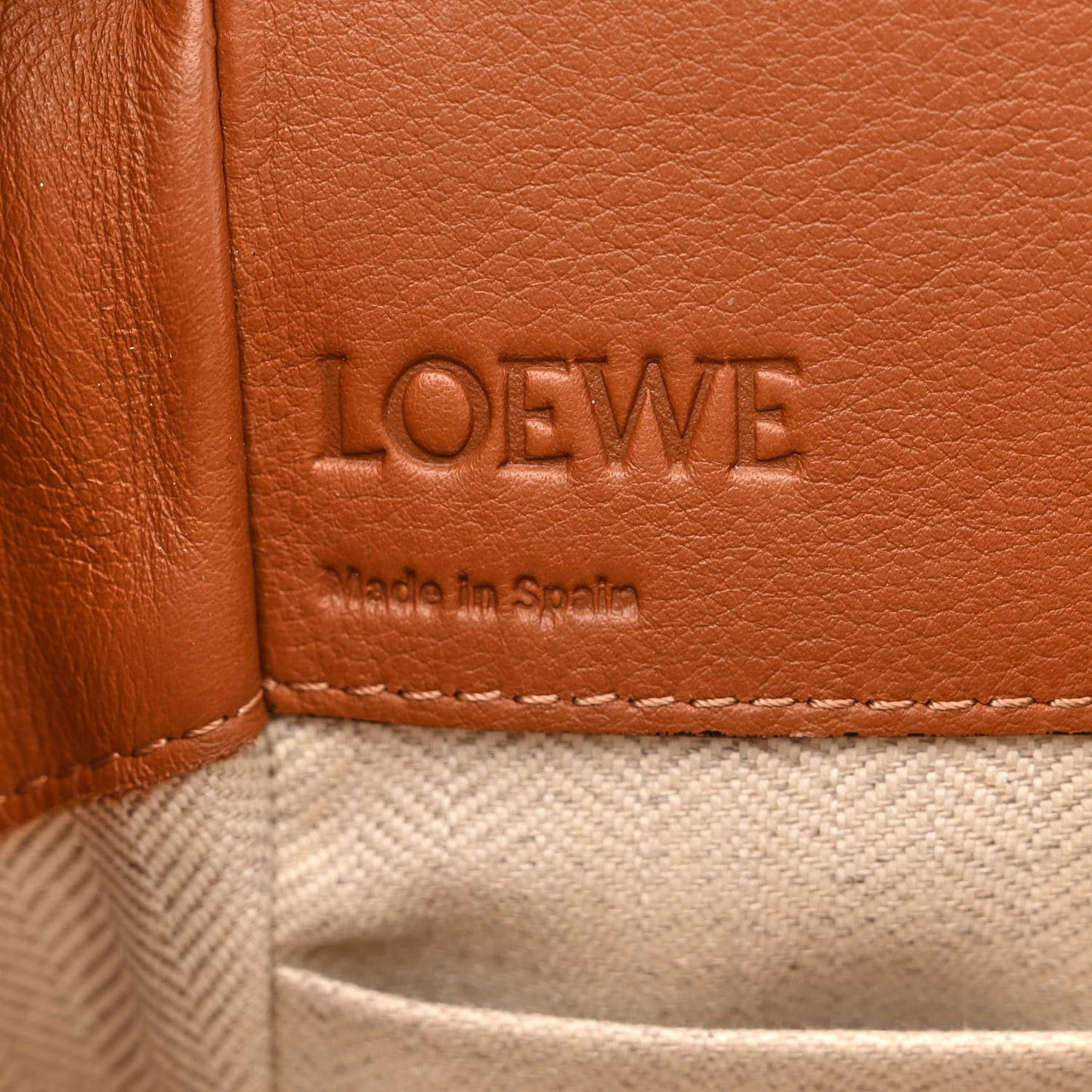 Calfskin Mini Hammock Shoulder Bag Tan