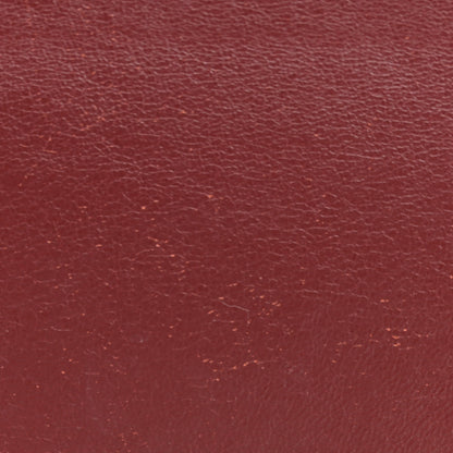 Celine Shiny Smooth Calfskin Medium Frame Shoulder Bag Red Navy 12 of 13