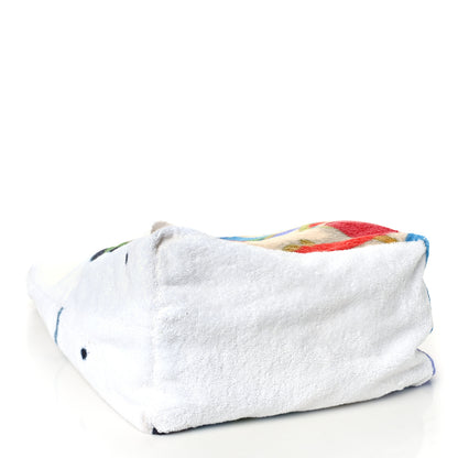 Chanel Terry Cotton Beach Tote Towel Set White Multicolor 5 of 12