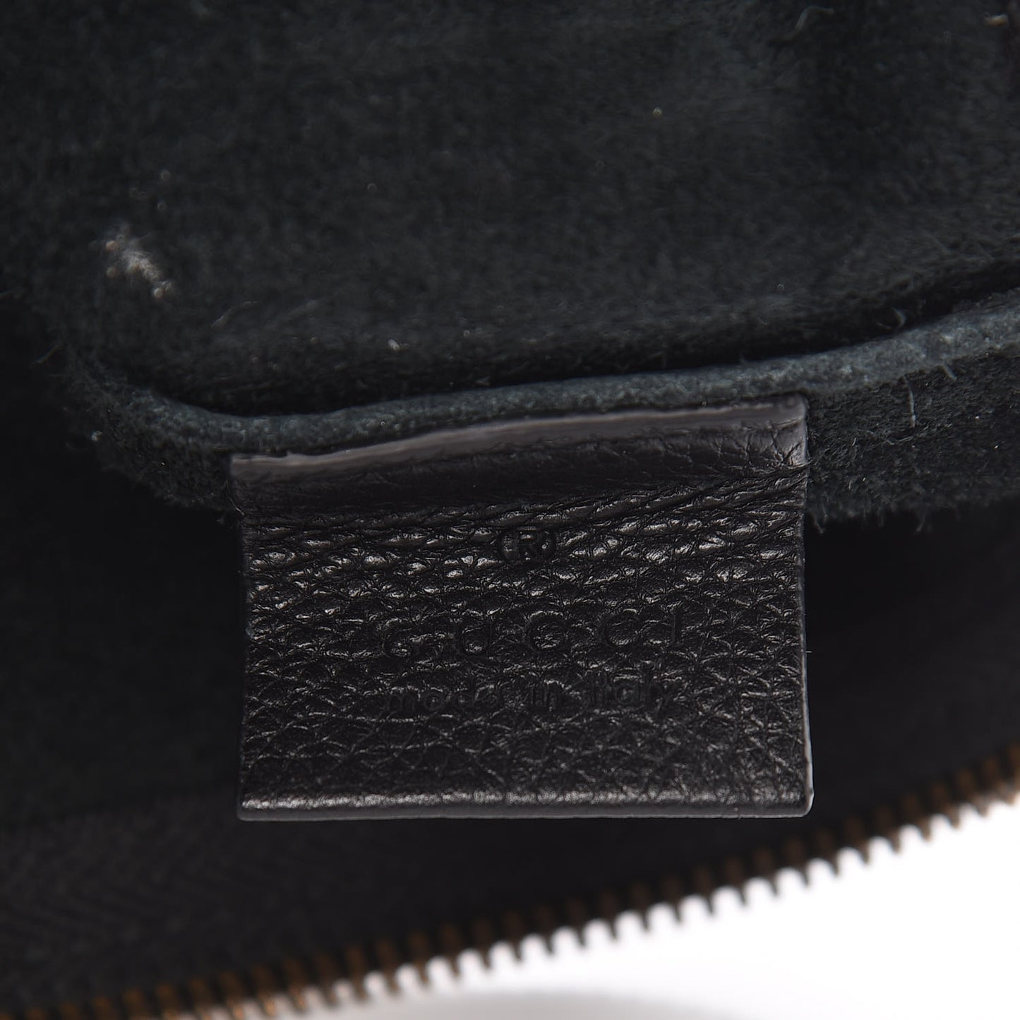 Pebbled Calfskin Medium Logo Portfolio Clutch Black
