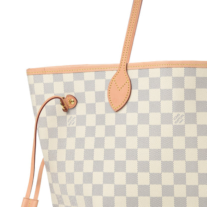 Louis Vuitton Damier Azur Neo Neverfull MM Rose Ballerine 9 of 11