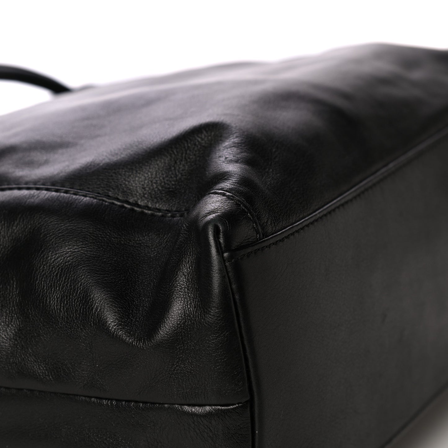 Lambskin CC Tassel Shoulder Bag Black