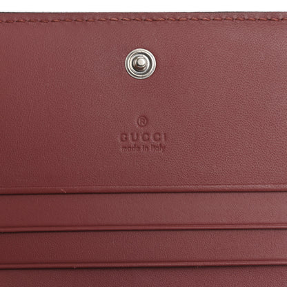 Gucci GG Supreme Monogram Blooms Card Case Wallet Beige Multicolor Dry Rose 6 of 13