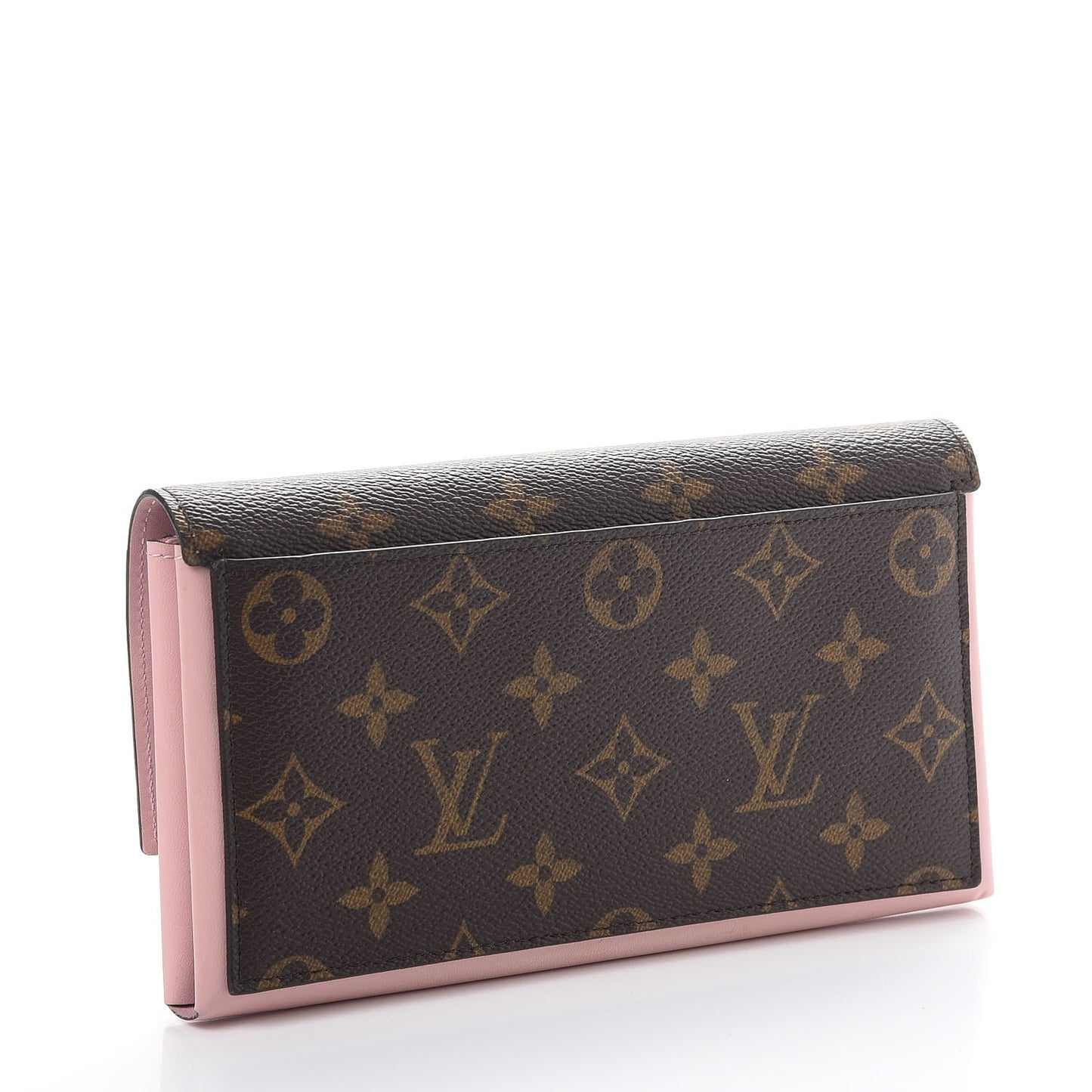 Monogram Flore Wallet Rose Ballerine