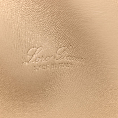 Loro Piana Grained Calfskin L19 Extra Pocket Pouch Whisper White 6 of 11