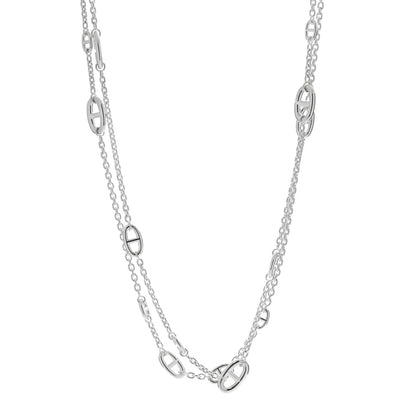 Hermes Sterling Silver Farandole Necklace 160 1 of 5