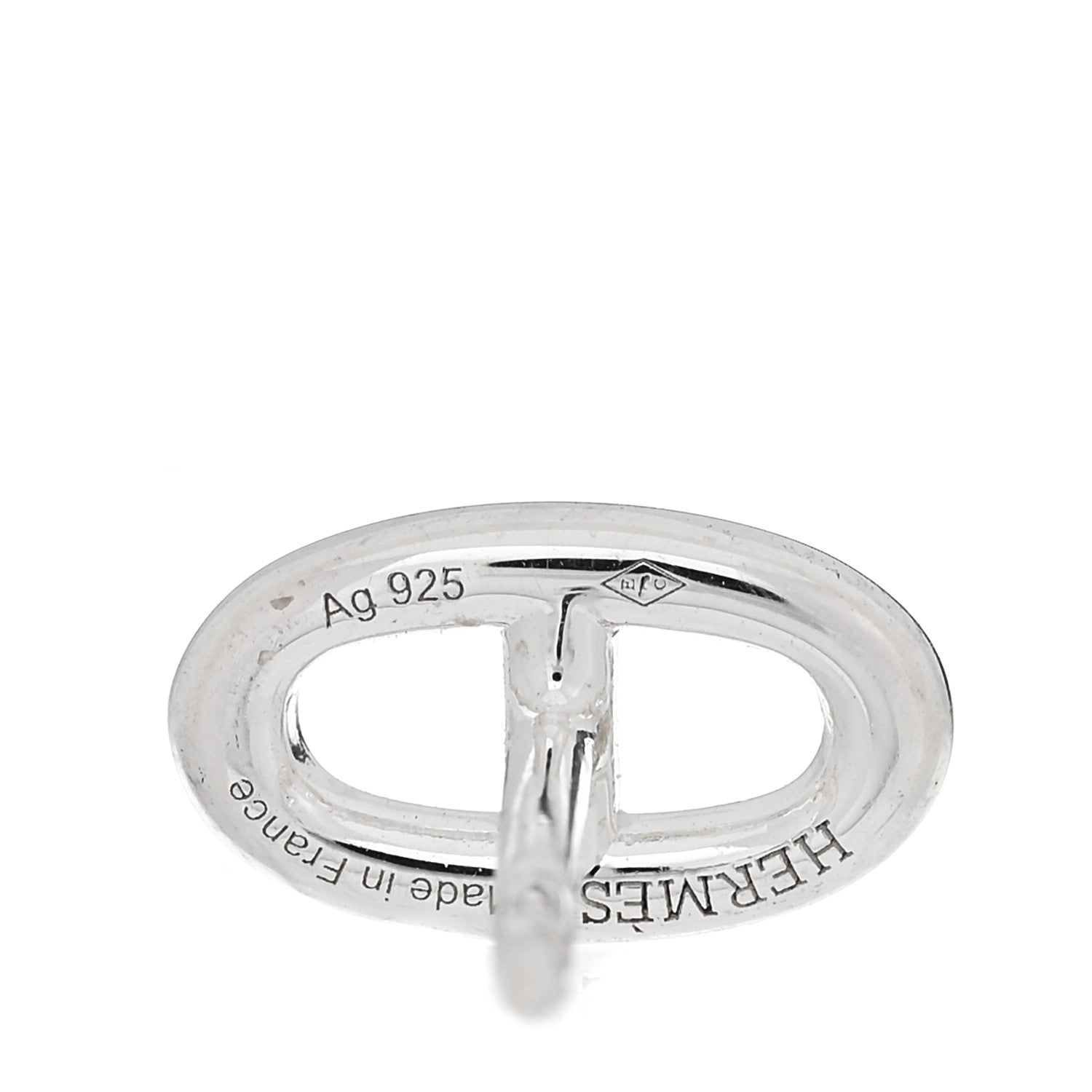 Hermes Sterling Silver TPM Farandole Earrings 5 of 6